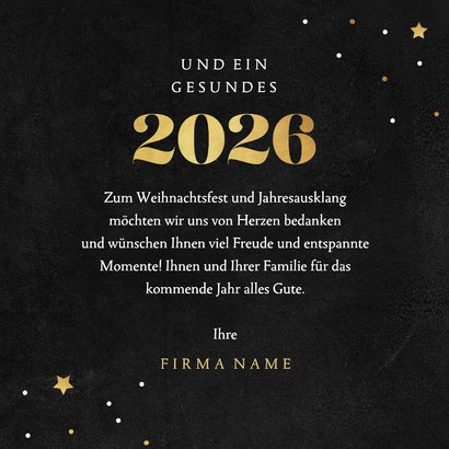 Firmen-Weihnachtskarte Gastronomie mit Fotocollage 3