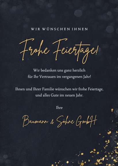 Firmen-Weihnachtskarte Papierbaum 3