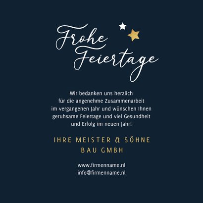 Firmenkarte 'Frohe Feiertage' mit Fotos 3