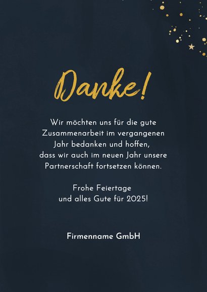 Foto-Dankeskarte geschäftlich Weihnachten Baubranche 3