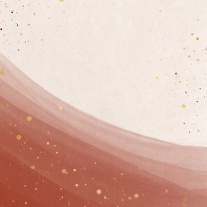 Foto-Einladungskarte 50. Geburtstag Aquarell Rückseite