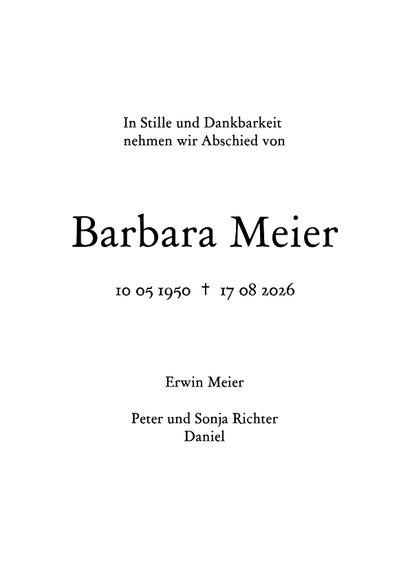 Foto Trauerkarte Sterbebild weißer Rahmen 3