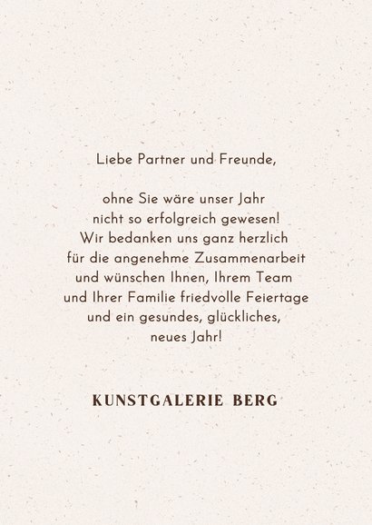 Fotocollage Bildergalerie geschäftliche Weihnachtskarte 3