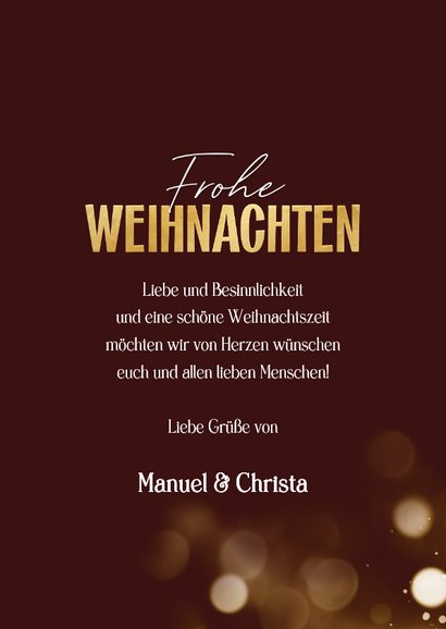 Fotocollage für 6 Fotos mit weihnachtlichen Lichtpunkten 3