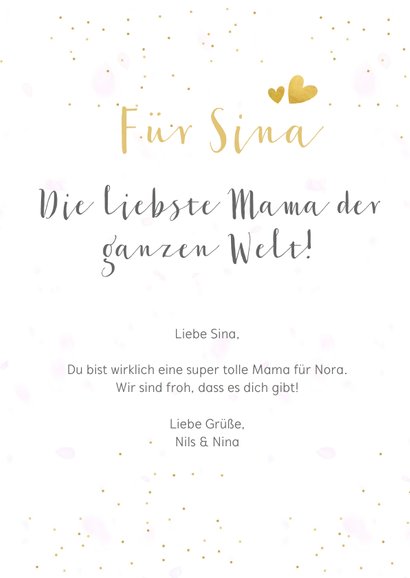 Fotocollage Karte Muttertag 'Liebste Mama!'  3