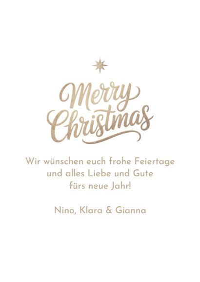 Fotocollage 'Merry Christmas' für 6 Familienfotos 3