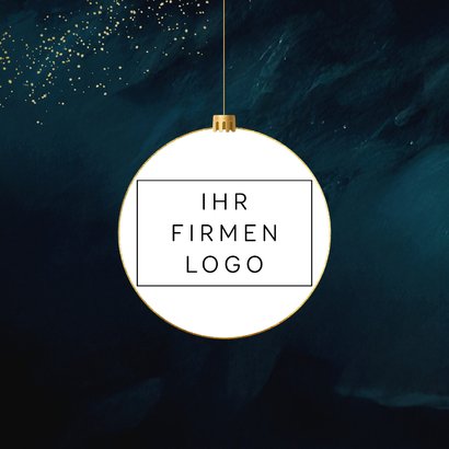 Fotocollage-Neujahrskarte geschäftlich Goldschrift 2