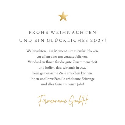 Fotocollage-Weihnachtskarte geschäftlich 3