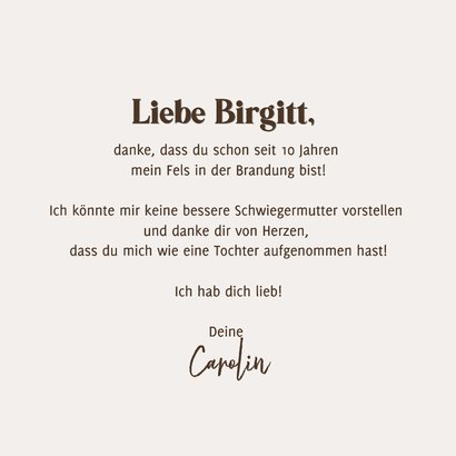 Fotocollagekarte Baumstamm Herz für die Schwiegermama 3