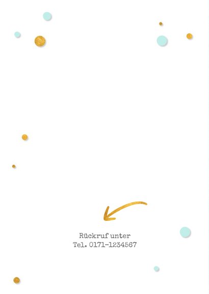 Fotoeinladung türkis Einschulung Folienballons 2