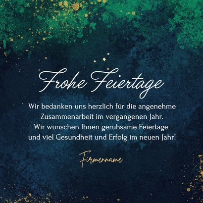 Fotokarte 2026 Weihnachtskugel geschäftlich 3