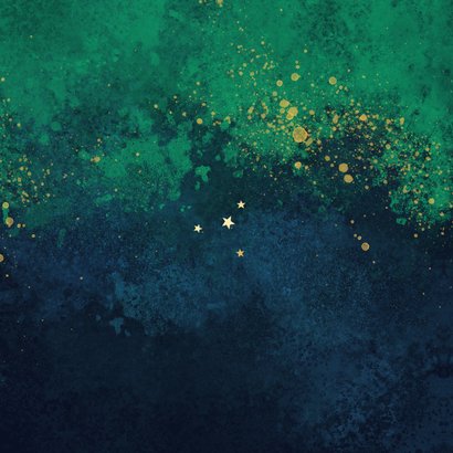 Fotokarte 2026 Weihnachtskugel geschäftlich Rückseite