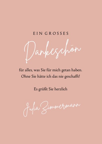 Fotokarte Dankeschön 3