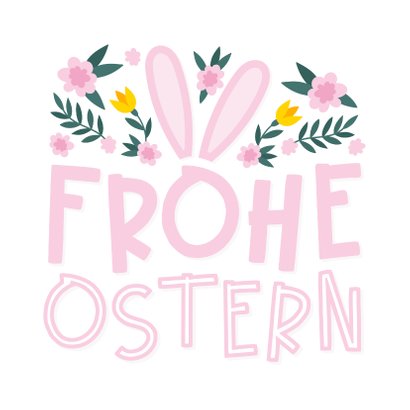 Fotokarte Frohe Ostern 4 Fotos 2