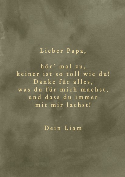 Fotokarte Gruß Vatertag 3