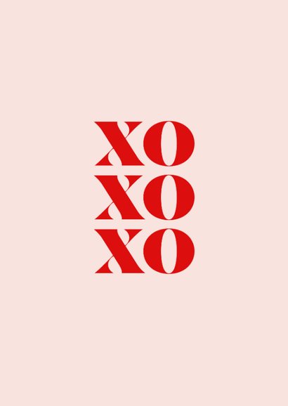 Fotokarte Valentinstag 'Single' XOXO 2