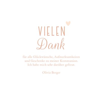 Fotokarte Vielen Dank 3