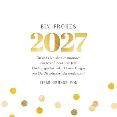 Fotokarte zum neuen Jahr 2027 3