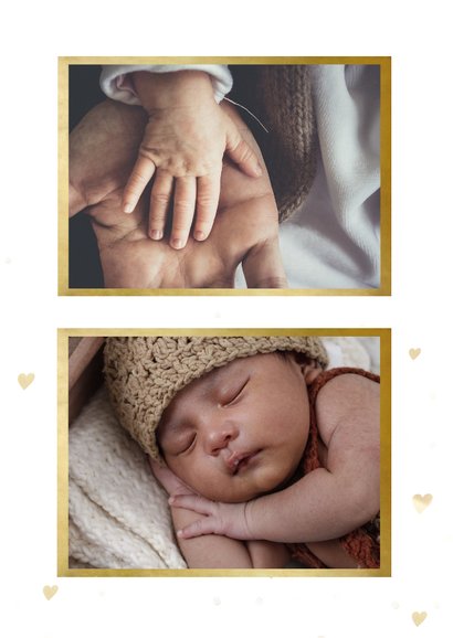 Fotokarte zur Geburt 2
