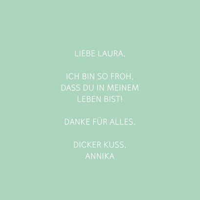Freundschaftskarte botanisch Pastellfarben 3