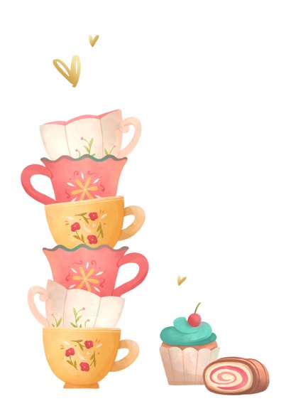 Fröhliche Geburtstagsgrüße 'Par-tea' 2