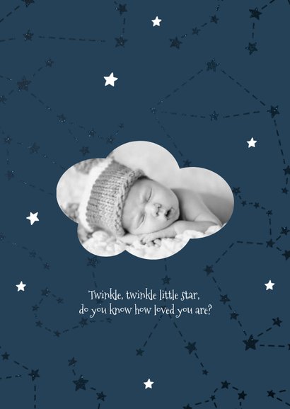 Geburtskarte Sternzeichen Stier Foto innen 2