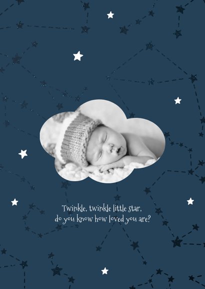 Geburtskarte Sternzeichen Stier Foto innen 2
