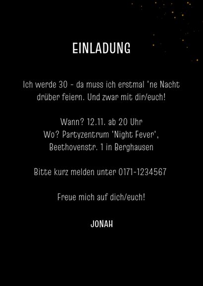 Geburtstagseinladung 'Zeit für ein Fest' 3