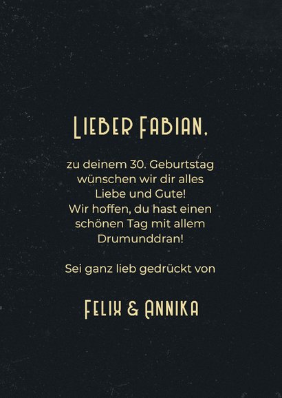 Geburtstagskarte 30 Jahre Vintage 'Awesome Since 1996' 3