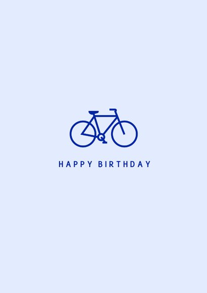 Geburtstagskarte Fahrräder 2