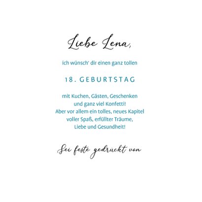 Geburtstagskarte Folge deinen Träumen 3