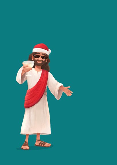 Geburtstagskarte Geburtstag an Weihnachten mit Jesus 2