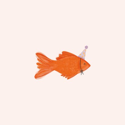 Geburtstagskarte Goldfische 'Birthday Fishes' 2
