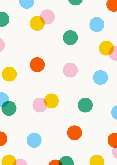 Geburtstagskarte große 1 Konfetti bunt  2