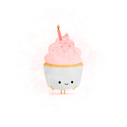 Geburtstagskarte happy Cupcake 2