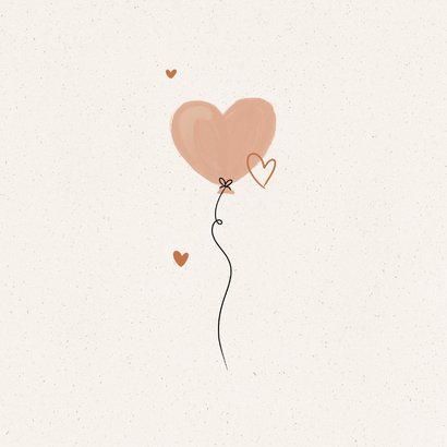Geburtstagskarte Herzluftballons 2