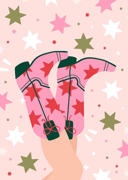 Geburtstagskarte 'In Your Birthday Era' Cowboystiefel 2