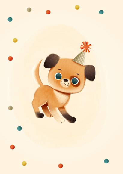 Geburtstagskarte Kind lustiger Hund 2