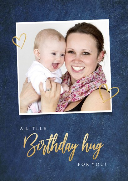 Geburtstagskarte Luftballon Umarmung 2