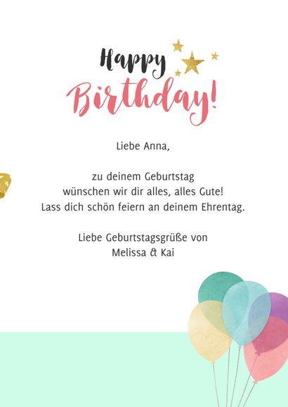 Geburtstagskarte Party-Murmeltier 3