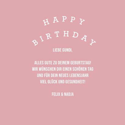 Geburtstagskarte Smiley 'Happy Birthday' 3