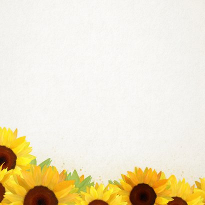 Geburtstagskarte Sonnenblume 2