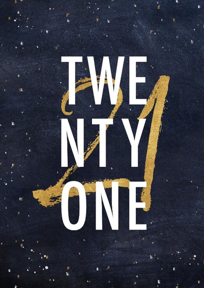 Geburtstagskarte Twentyone 2