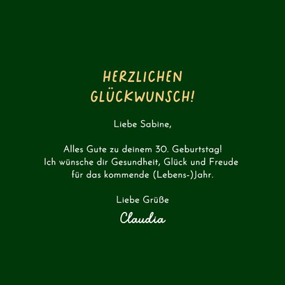 Geburtstagskarte Weihnachten Wichtel mit Mütze 'Cheers to' 3