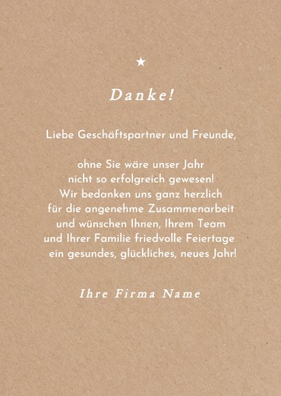 Geschäftliche Weihnachtskarte Mitarbeiterfotos 3