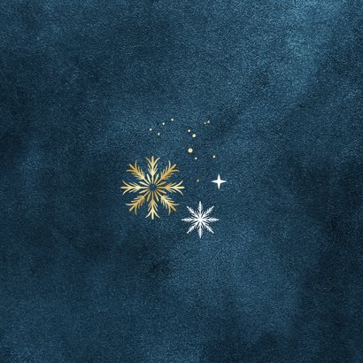 Geschäftliche Weihnachtskarte 'Stay connected' Rückseite