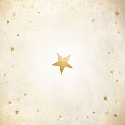 Geschäftliche Weihnachtskarte Vielen Dank mit Sternen Rückseite