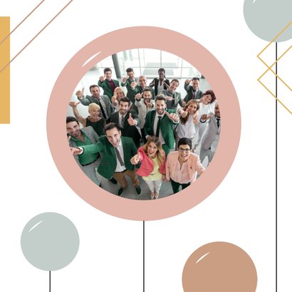 Glückwunschkarte 10 Jahre im Dienst grafisch 2