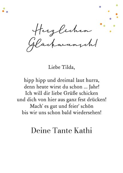 Glückwunschkarte Elefant auf Fahrrad 2 Jahre Luftballon 3