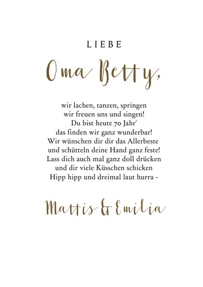 Glückwunschkarte Frühlingsblumen Geburtstag 3